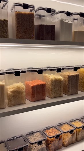 Sudipa Chowdhury🌵 on Instagram: "Keep my kitchen fresh & organized with these clear storage heroes from @activlife.in ! 🍲✨ Stylish & transparent airtight containers that make pantry goals way easier. 📦 Ideal for grains, spices, snacks & meal prep — see what’s inside at a glance! 🙌 (transparent kitchen containers, airtight food storage, pantry organization, kitchen storage solutions, clear storage jars, Aesthetic reels,fyp,viral,trending,insta,instamood,makeover) #kitchenorganizer #kitchensto