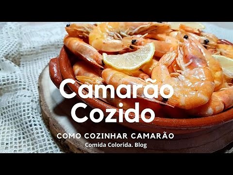 COMO COZER CAMARÃO - Camarão Cozido para Festas