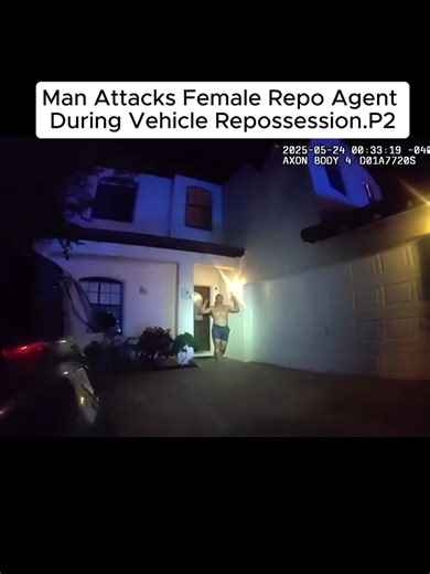 Man Attacks Female Repo Agent During Vehicle Repossession