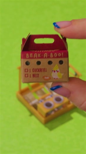 Every mini cockatiel deserves a mini sweet tweet! 🦜 #Miniverse