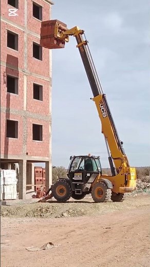 JCB Telehandler Boom Loader in Action #automobile