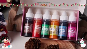 Oil Based Food Coloring for Chocolate - 6 Colors Upgraded Food Coloring for Cake Decorating, ERCorArt Edible Oil Food Dye for Candy Melts, Candy Melts, Fondant, Icing Frosting, Baking, Cookie - .25 Fl.Oz