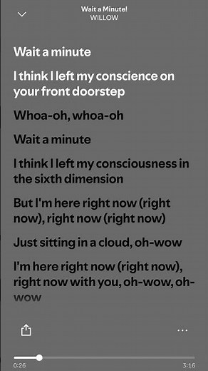 WILLOW - Wait a Minute! (Lyrics) #lyrics #willow #waitaminute