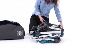 UPPAbaby Travel Bag for all Minu Stroller Models – Backpack Style with Inner Wheel Bag + Storage Pocket - Durable Design with TravelSafe Protection