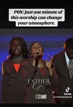 ⚡️POV: You stopped scrolling and encountered God’s presence. #estheroji #gospel #music #worship