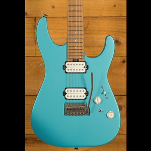 Charvel Pro-Mod DK24 HH 2PT CM | Caramelized Maple - Matte Blue Frost