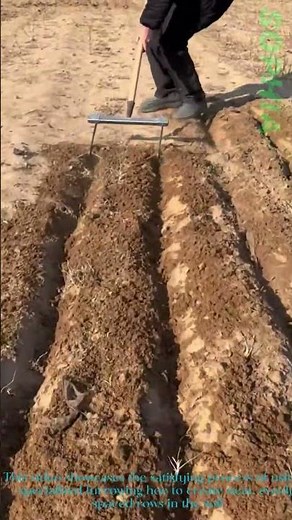 Satisfying Furrowing: Creating Perfect Garden Rows!