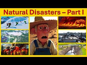 (Part I) Top Natural Disasters Explained for Kids: Earthquakes, Hurricanes, Floods, Blizzard & More!