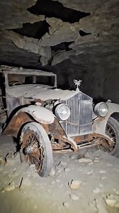 909K views · 7.5K reactions | This is honestly one of the strangest things I've ever seen. We managed to get into this sealed stone chamber and found what looks like the oldest Rolls-Royce in existence, just sitting there in the dark. The tires are completely petrified and the whole car is covered in thick layers of dust. It feels completely surreal to see a machine like this buried so deep underground. #treasure #treasurehunting #history #treasurehunter #gold | The Hunter Marcus | Facebook