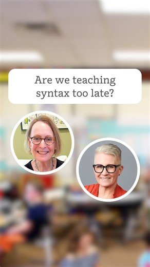 📖 Let's talk about the role of syntax in reading on Science of Reading: The Podcast. Dr. Susan Lambert and educational consultant Nancy Chapel Eberhardt take a deeper look at syntax, building on the previous episode with Dr. Julie Van Dyke. Nancy helps us understand how syntax supports comprehension—and why it matters so much for student success. 🎧 Listen here: go.amplify.com/3LjijB8. | Amplify Education