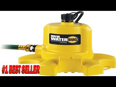 WAYNE WaterBUG 1 6 HP 1350 GPH Submersible Pump with Multi Flo Technology - B018LRUDUU