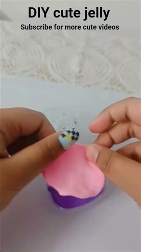 ##diy cute jelly with clay 😄 subscribe for more cute videos