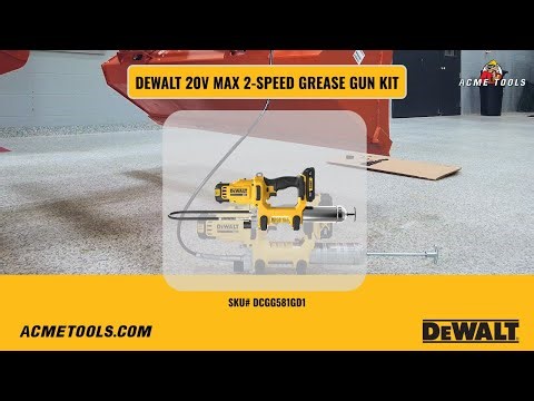 DEWALT 20V Cordless Grease Gun (DCGG581B): Power & Performance Review