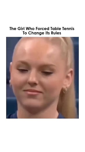 Knowledge with a heart on Instagram: "Do you know the She stepped up to the table, paddle in hand, and unleashed a move so unorthodox it shocked her opponents and shook the entire sport. While the rest of the world was still stuck in the familiar rhythm of rallies, she rewrote the script with a single swing. The global governing body, caught off-guard by this lightning-fast opening and unconventional angle, quietly redrew the rule book. What was once legal and clever became a banned strategy ove