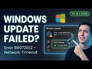 Fix Windows Update Error 80072EE2 (Network Timeout)