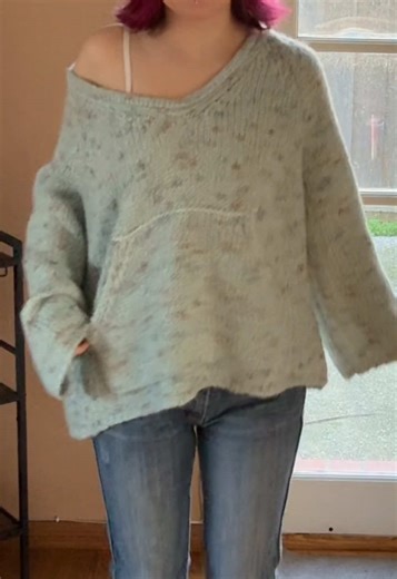 Stylish OOTD Featuring a Bichon Frise and Pink Hair