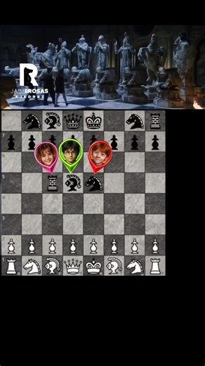 Jaime Rosas Ajedrez on Instagram: "The Wizard’s Chess scene wasn’t random. Let’s break down the position move by move. ♟️ #harrypotter #chess #wizzard #ajedrez #ajedrez"