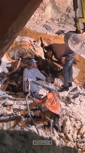 The nation watched as Andrew Pinder and other volunteers toiled throughout Thursday night and into the early morning hours of Friday morning to attempt to rescue a man trapped under rubble at a construction site on Harold Road. Though rescue efforts turned to retrieval efforts, Pinder continued to dig until the missing worker was uncovered, crushed under boulders and debris. The volunteer firefighter who hails from Abaco also assisted in Hurricane Dorian rescue efforts in 2019. | Our News Bahama