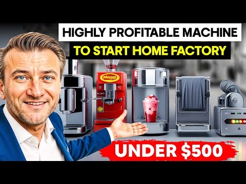 10 Insane Machines You Can Buy Right Now to Start a Home Business (Under $500!)