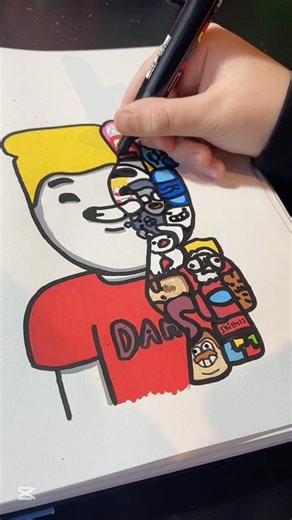 Drawing famous YouTubers ( part 1 ) ‪@dude.dans_‬ #art #shorts