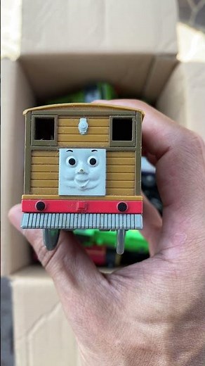 Choosing Toby the Tram Engine from the Toy Box | Thomas & Friends Toby Train Review #shorts #train