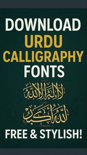 How to download Arabic calligraphy fonts |Download Arabic fonts | calligraphy fonts free Download