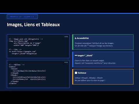 Formation programmation et développement module 1