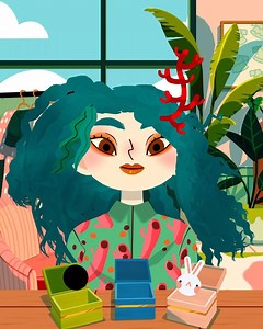 2.6K views · 55 reactions | Coral as a hair accessory? You got it!  Tentacle earrings? Why not! 撚 In Toca Hair Salon 4 YOU decide  Get the Underwater Pack in the in-app shop! | Toca Boca | Facebook
