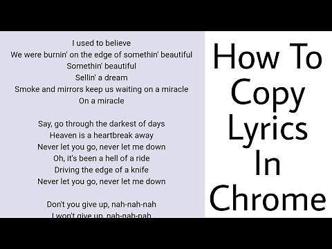 How to Copy Lyrics in Chrome Browser | Easy Tutorial #birthdaywishes #actionkingarjun #latest
