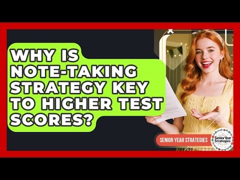 Why Is Note-taking Strategy Key To Higher Test Scores? - Senior Year Strategies