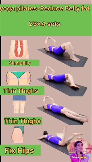 yoga pilates-Reduce Belly fat#short #reducebellyfat #bellyfatloss #yoga