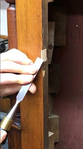 Lock mortice repair Short #restoration #antiqueclock