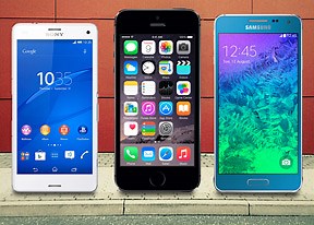 iPhone 6 vs. Galaxy Alpha vs. Xperia Z3 Compact: Three kings