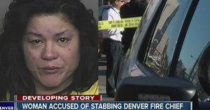 DPD: Woman stabs Denver fire chief in his SUV