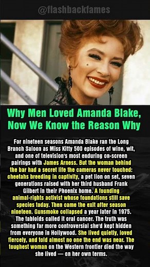 Why Men Loved Amanda Blake, Now We Know the Reason Why #shorts