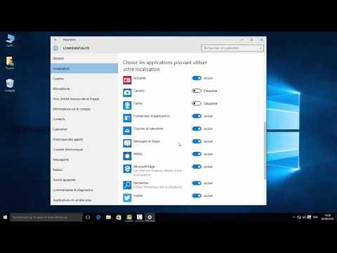 Désactiver la localisation sur windows 10