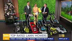 Backyard chores have changed a lot over the years, and while some of the big names in lawnmowers remain the same, there's a host of new brands you might never have imagined just a decade ago. #9Today | WATCH LIVE 7am | TODAY