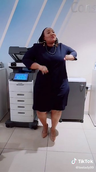 Office Dance Moves: Lively Performance in Modern Setting