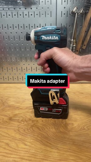 Adapter for Makita Batteries - Run Dewalt or Milwaukee Batteries on Makita Tools