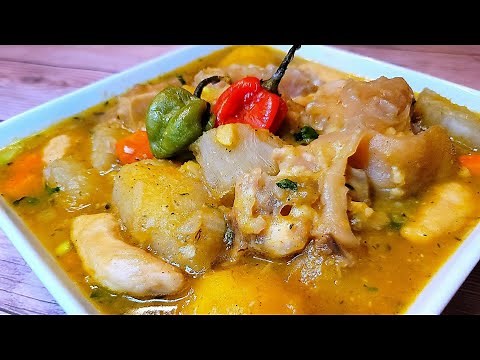 COW HEEL/ COW FOOT SOUP| recipe