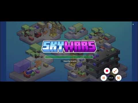 Jogando Roblox(Sky Wars)
