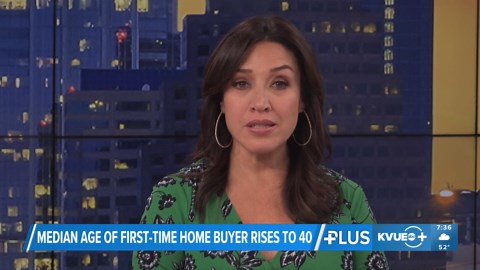 Average age of first-time home buyer increases to 40