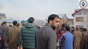 This Is Our #Pulwama See The Real Face Of Pulwama People. Muslim Residents Of Pinglana #Pulwama Participated Last Rites Of Kashmiri Pandit Today At #Pinglana Area Of Pulwama South Kashmir. Report by Aqib Samboora | Kashmir Online