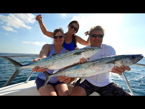 Fishing with my PARENTS! CATCH, CLEAN & COOK Mackerel!