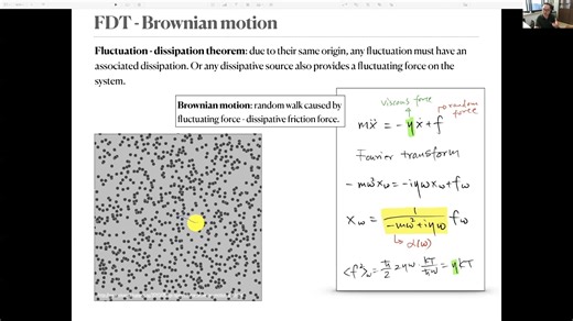 涨落耗散定理 Fluctuation Dissipation Theorem