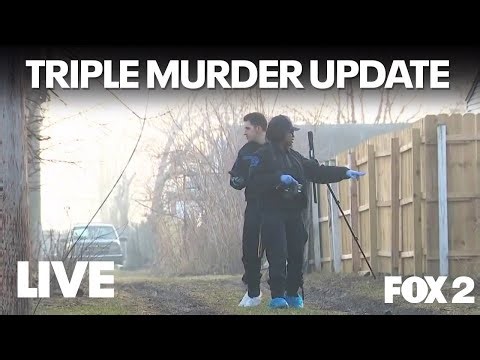 Triple Murder Update: Detroit officials LIVE with more details