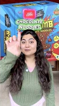 Newly Launched CHOCOLATE NOODLES by TooYumm! #foodreview #chocolatenoodles