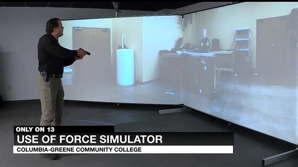 New Use of Force Simulator helps de-escalation training