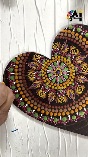 Satisfying Dot Art Design #shortsviral