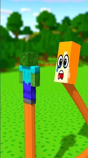 Zombie from Steve???!!! - Alex and Steve Adventures #minecraft #shorts
